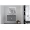 Castello Usa Amazon 30-inch Gray Right Vanity Set with Gray Top and Chrome Handles CB-MC-30G-CHR-2056R-GR - alternate 8